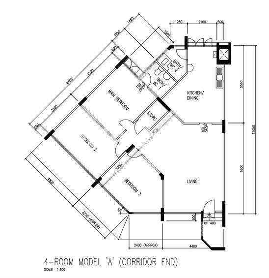 Blk 125 Geylang East Avenue 1 (Geylang), HDB 4 Rooms #150957322